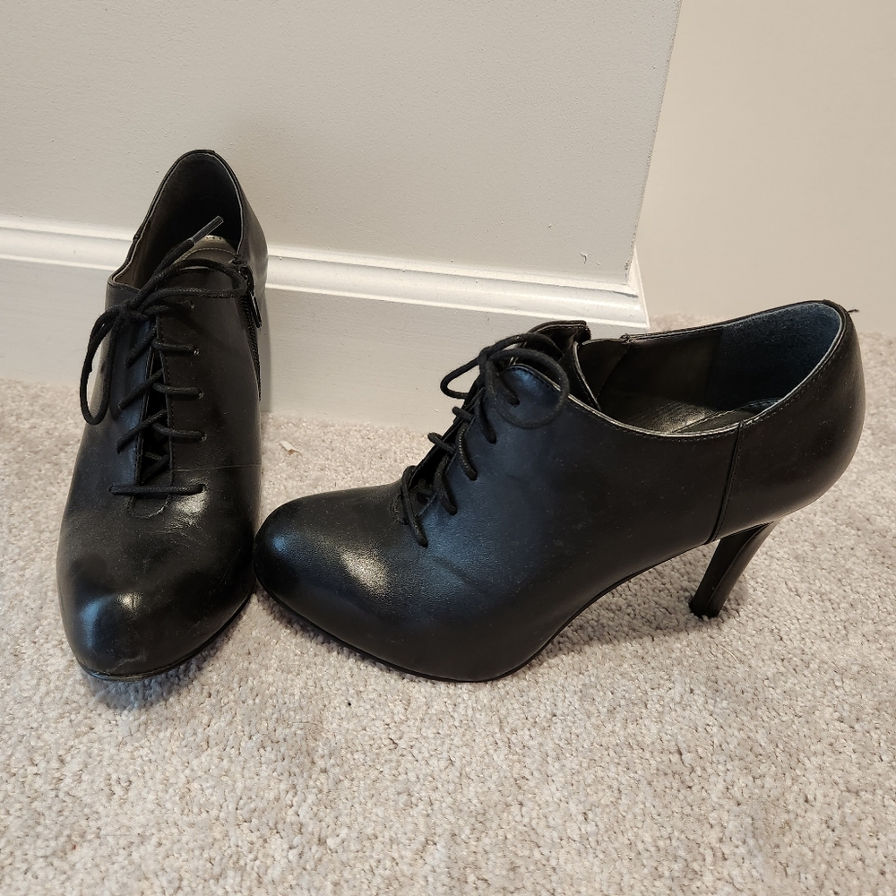 Lauren Blakwell heeled platform booties